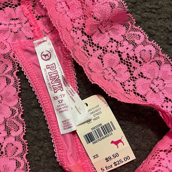 Victoria’s Secret Pink Y2K Extra Low Rise Thong Panties NWT - Picture 3 of 6